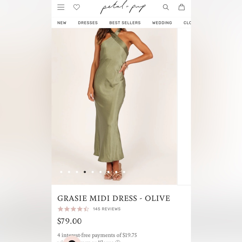 Grasie MIDI Dress Petal & Pup